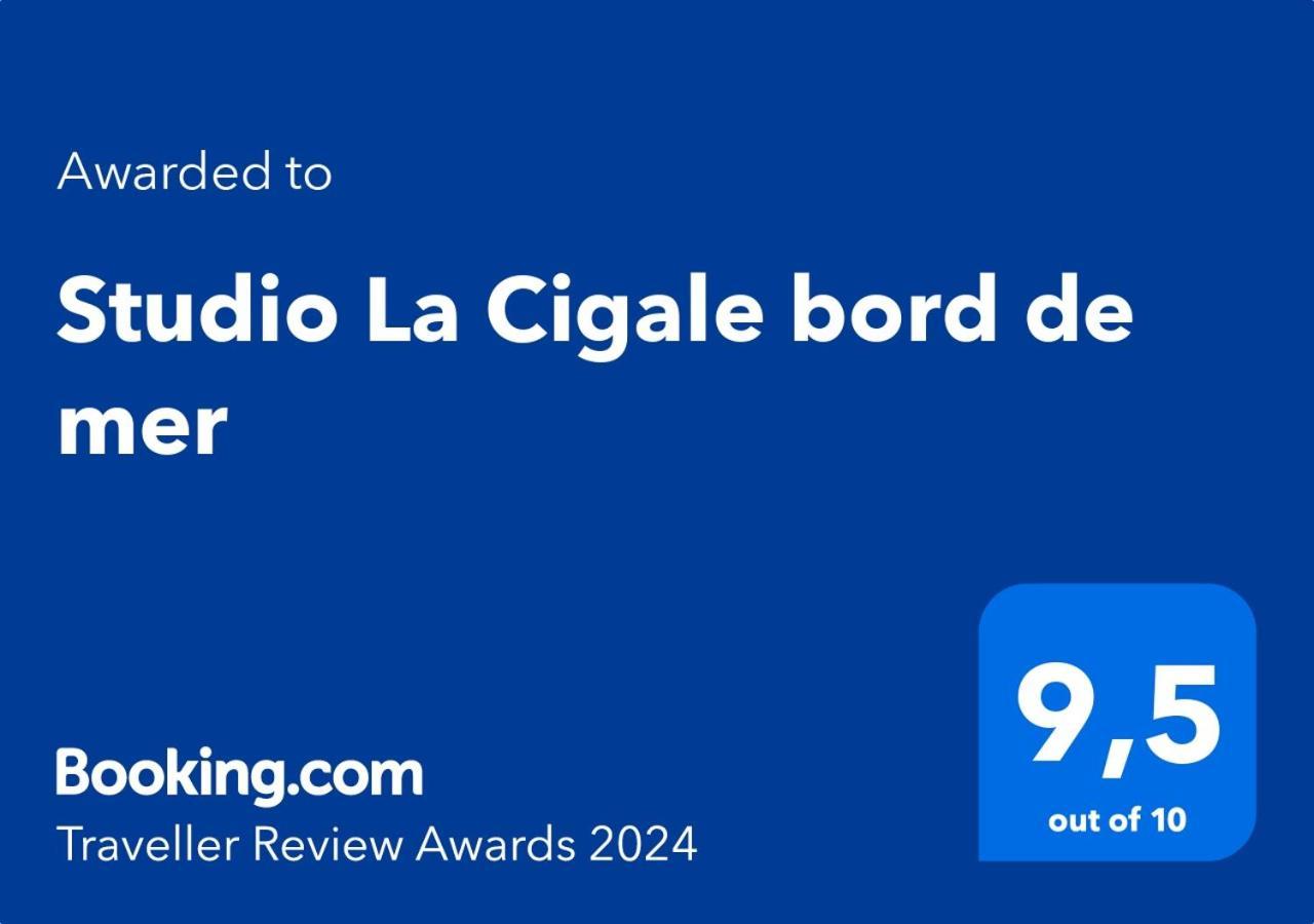 Studio La Cigale Bord De Mer Menton Exterior foto